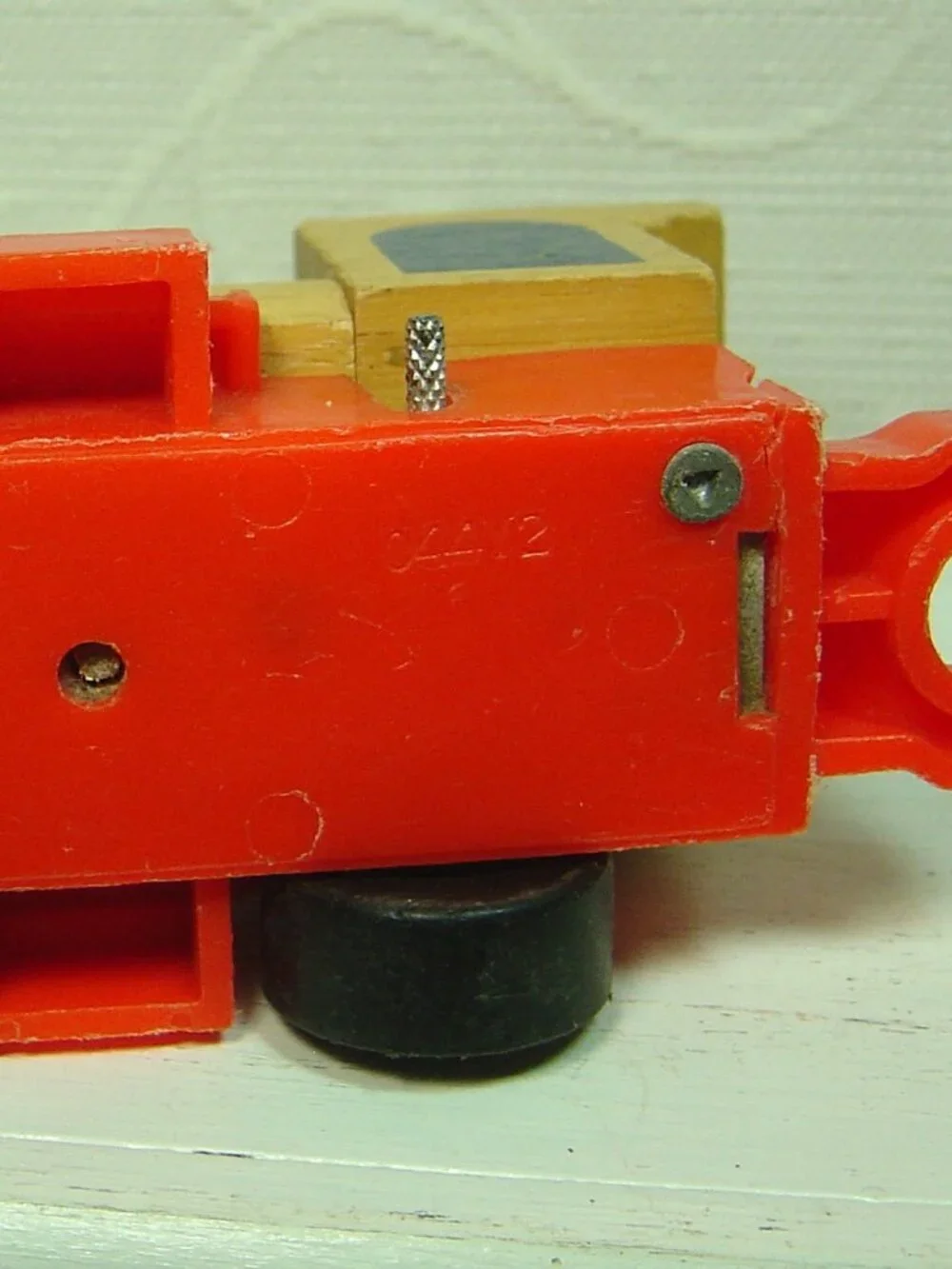 3 piece vintage wooden train set by Mattel-1972-